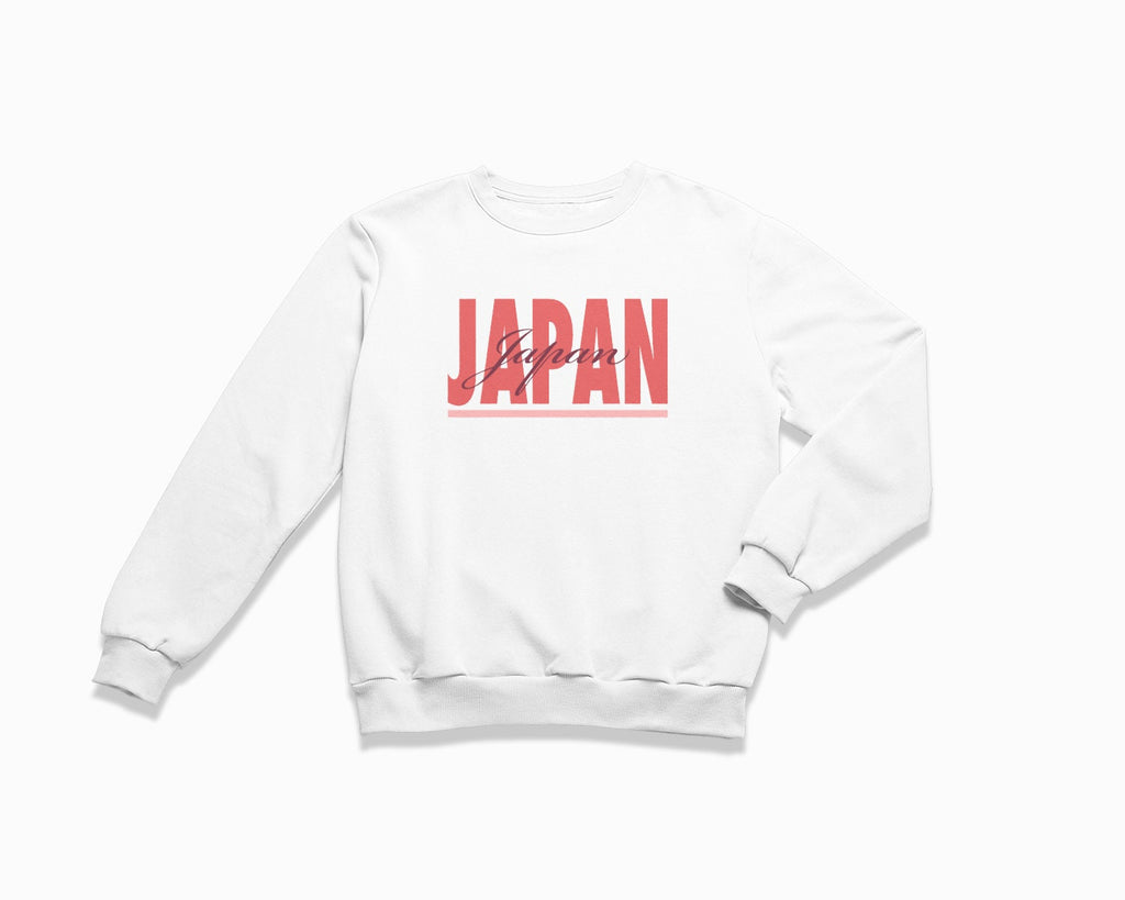 Japan Signature Crewneck Sweatshirt - White