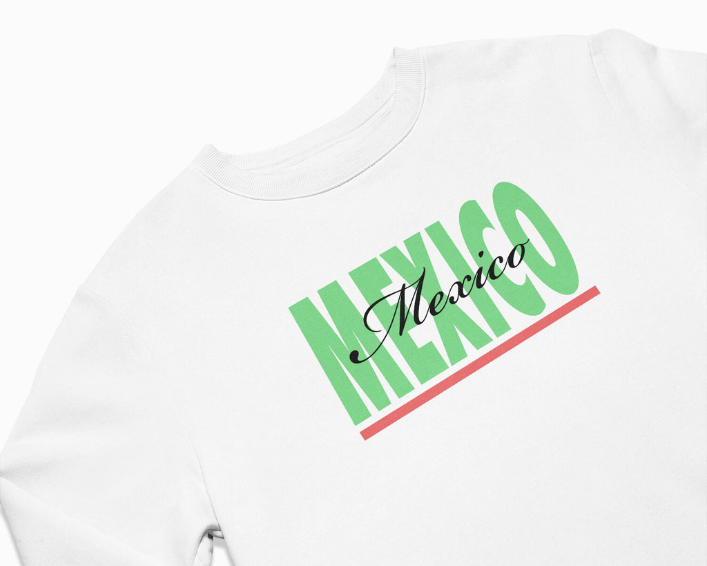 Mexico Signature Crewneck Sweatshirt - White