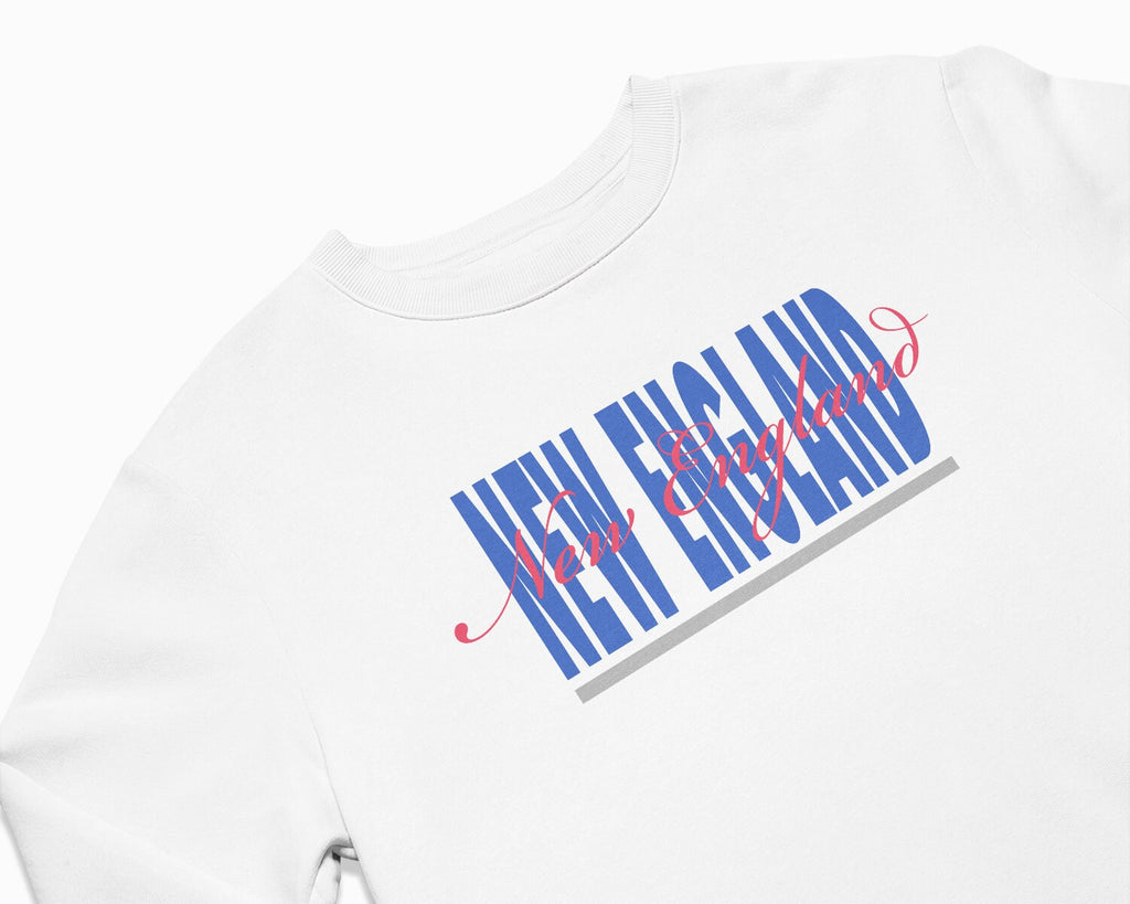 New England Signature Crewneck Sweatshirt - White