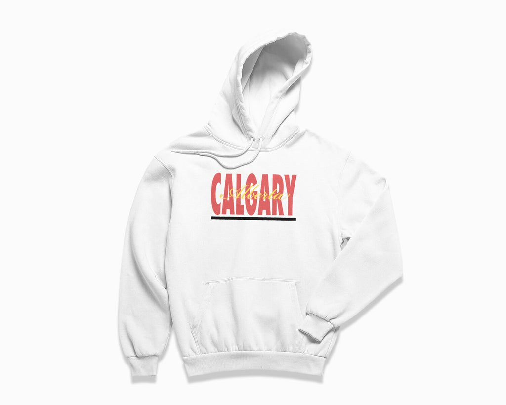 Calgary Signature Hoodie - White