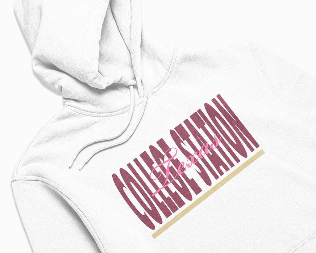 College Station Signature Hoodie - White