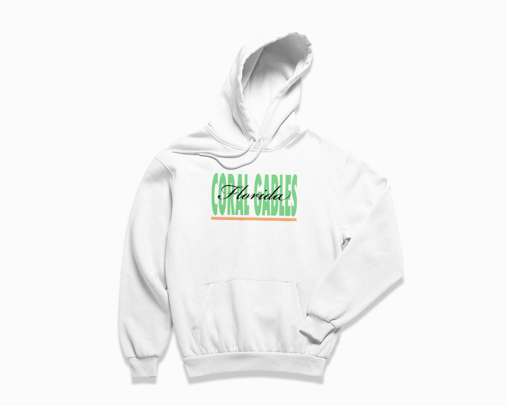 Coral Gables Signature Hoodie - White