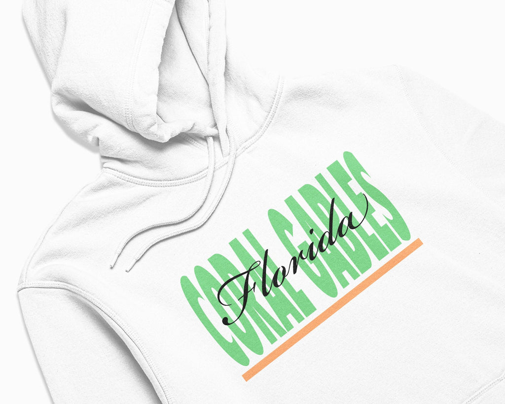 Coral Gables Signature Hoodie - White
