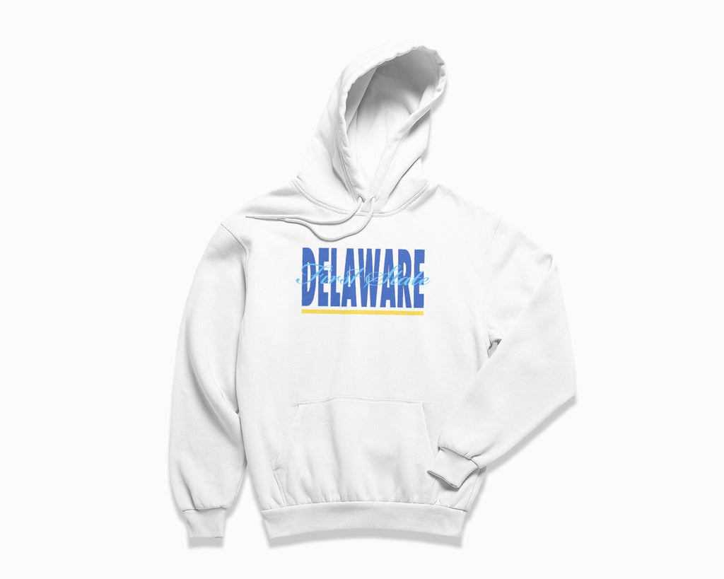 Delaware Signature Hoodie - White