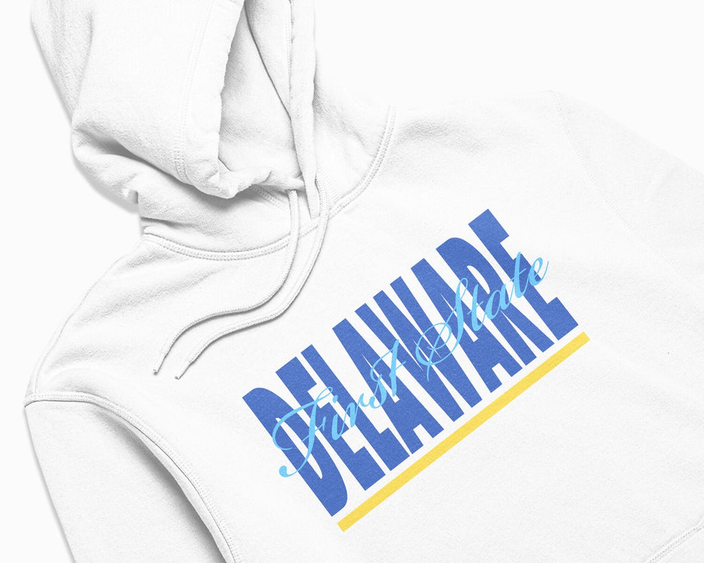 Delaware Signature Hoodie - White