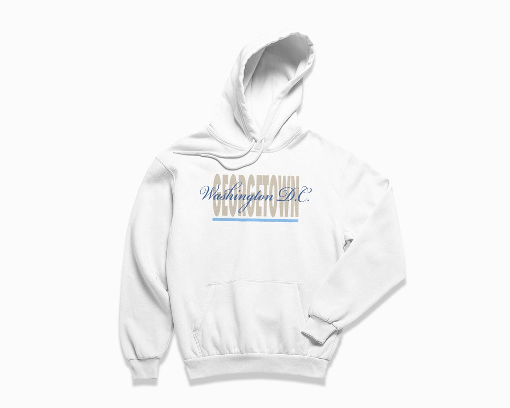 Georgetown Signature Hoodie - White