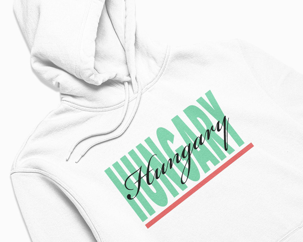 Hungary Signature Hoodie - White