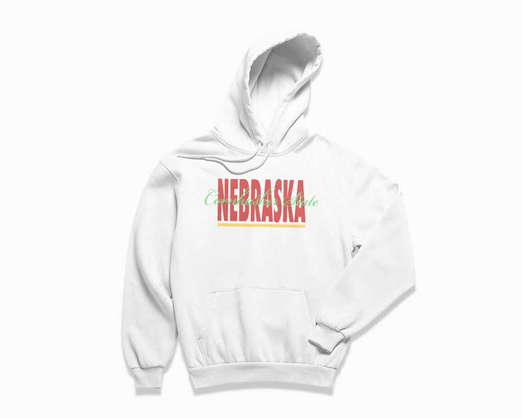 Nebraska Signature Hoodie - White