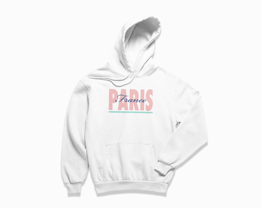 Paris Signature Hoodie - White