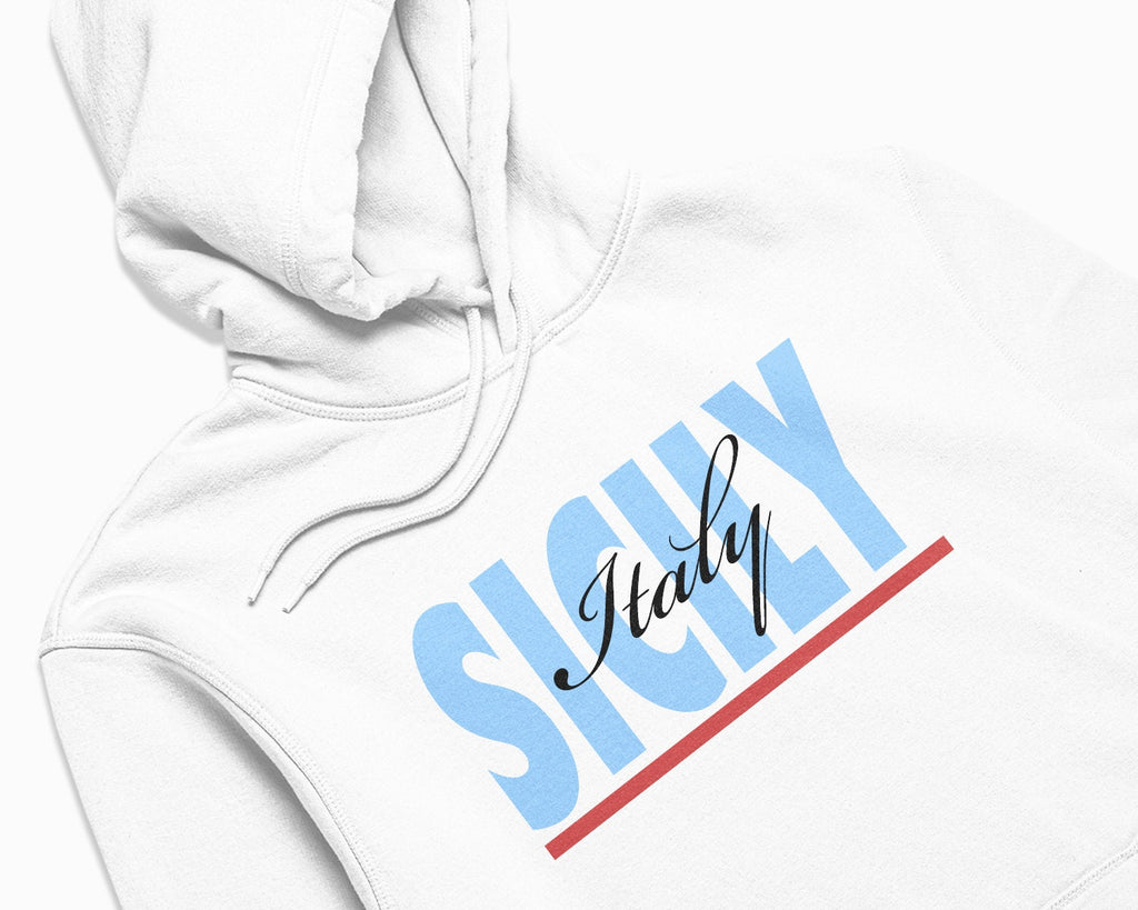 Sicily Signature Hoodie - White