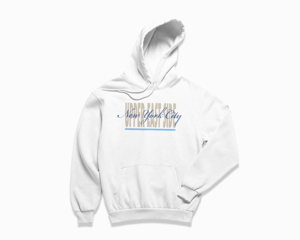 Upper East Side Signature Hoodie - White