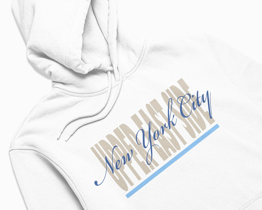 Upper East Side Signature Hoodie - White