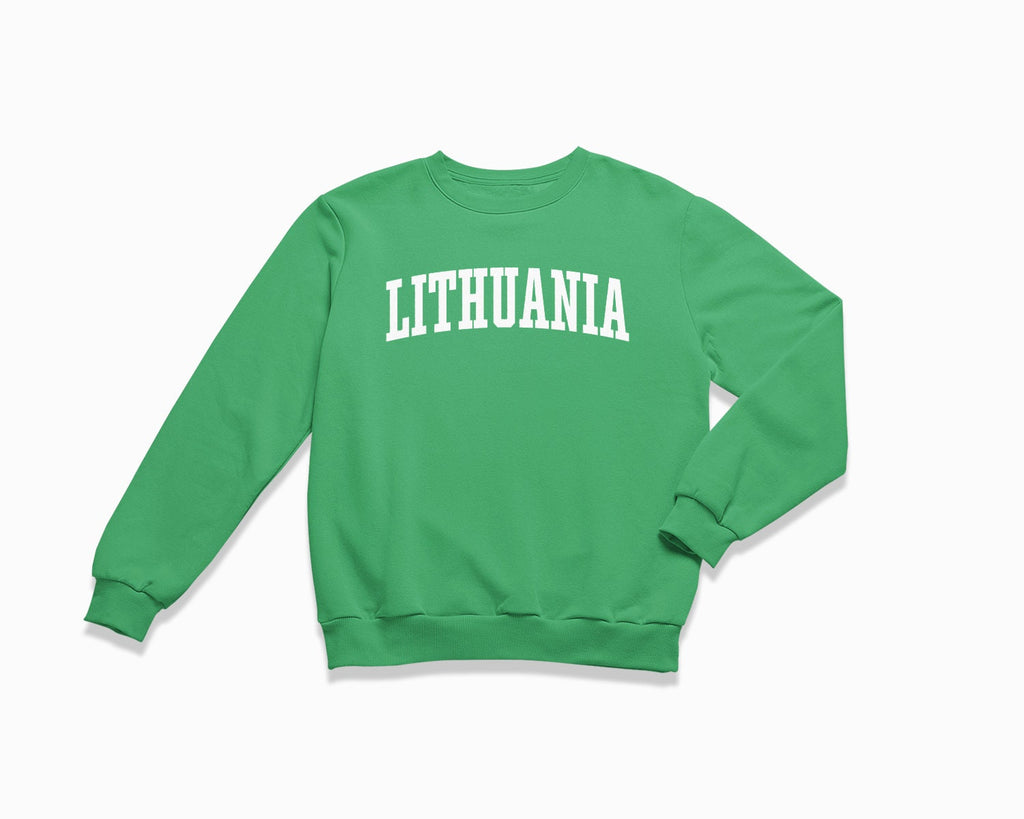 Lithuania Crewneck Sweatshirt - Irish Green