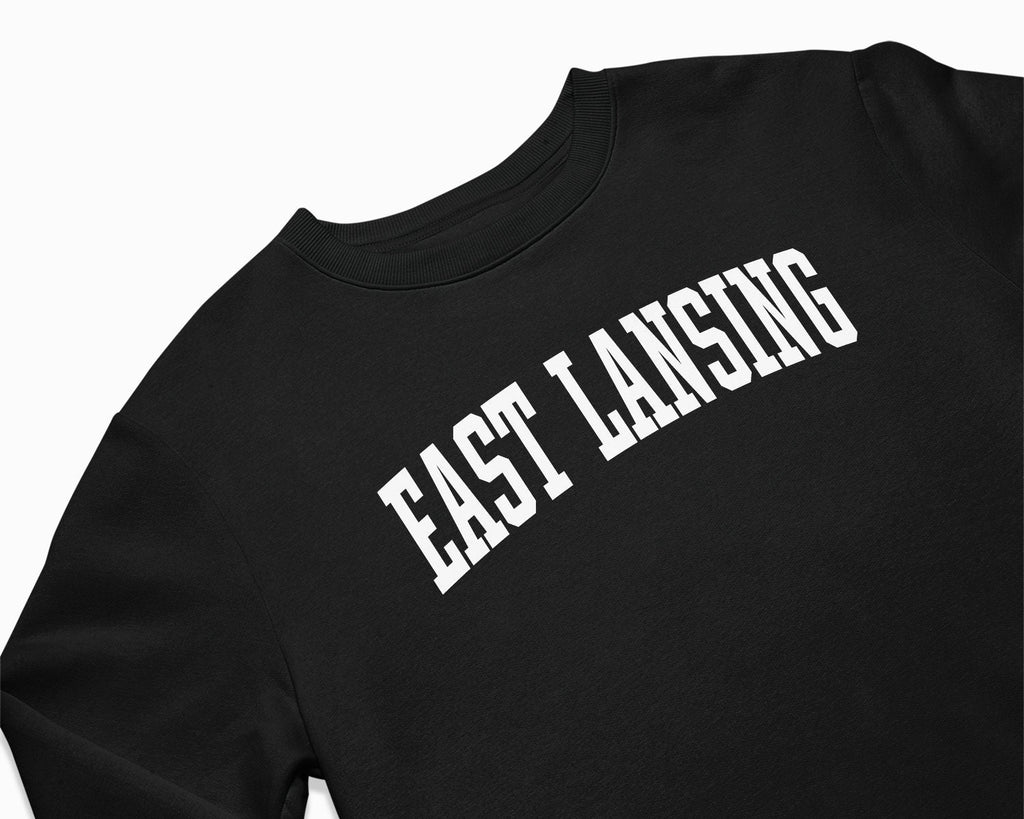 East Lansing Crewneck Sweatshirt - Black