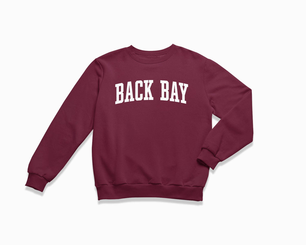 Back Bay Crewneck Sweatshirt - Maroon