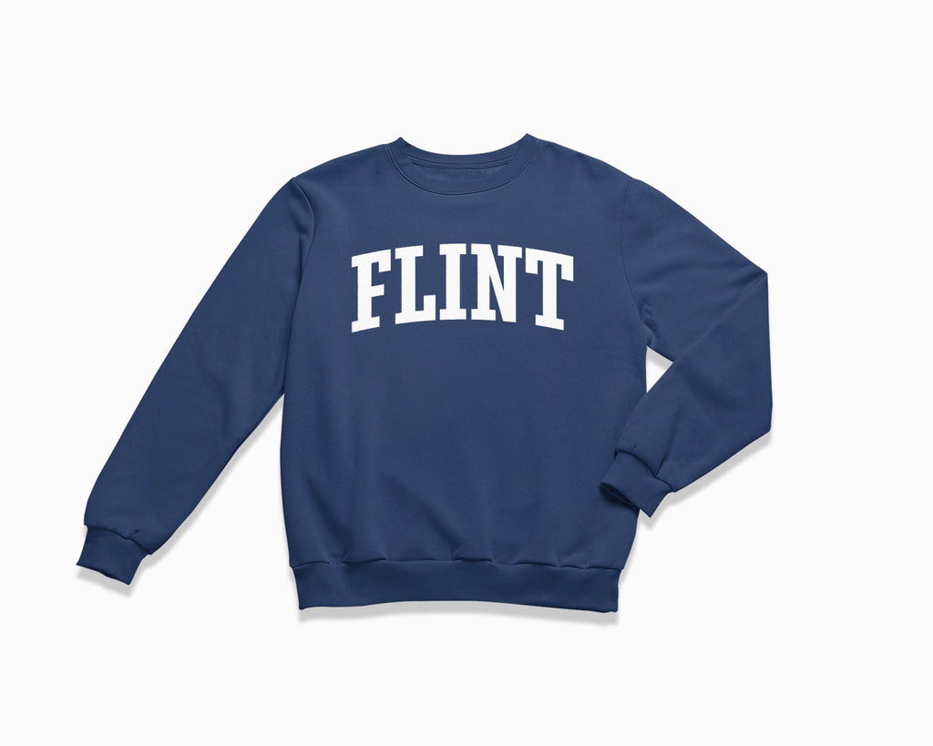 Flint Crewneck Sweatshirt - Navy Blue