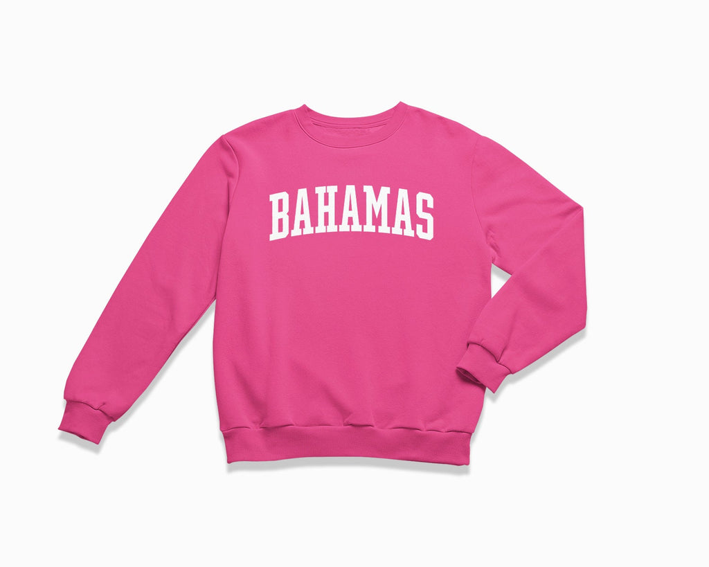 Bahamas Crewneck Sweatshirt - Fuchsia