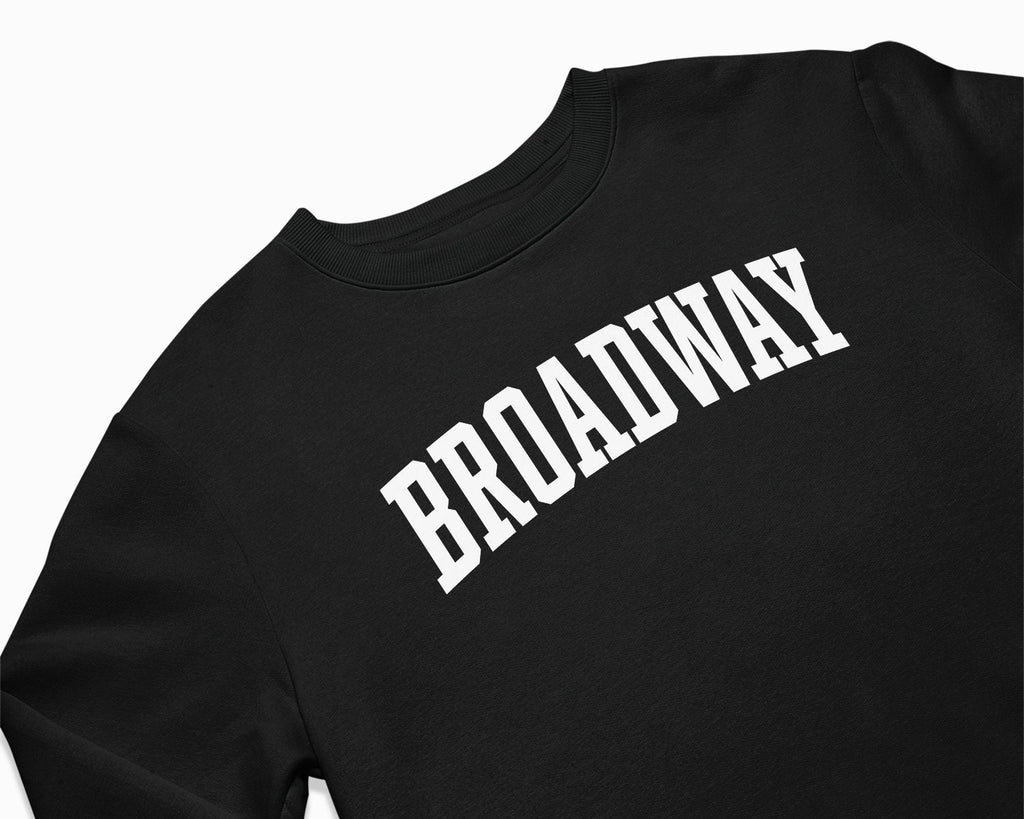 Broadway Crewneck Sweatshirt - Black