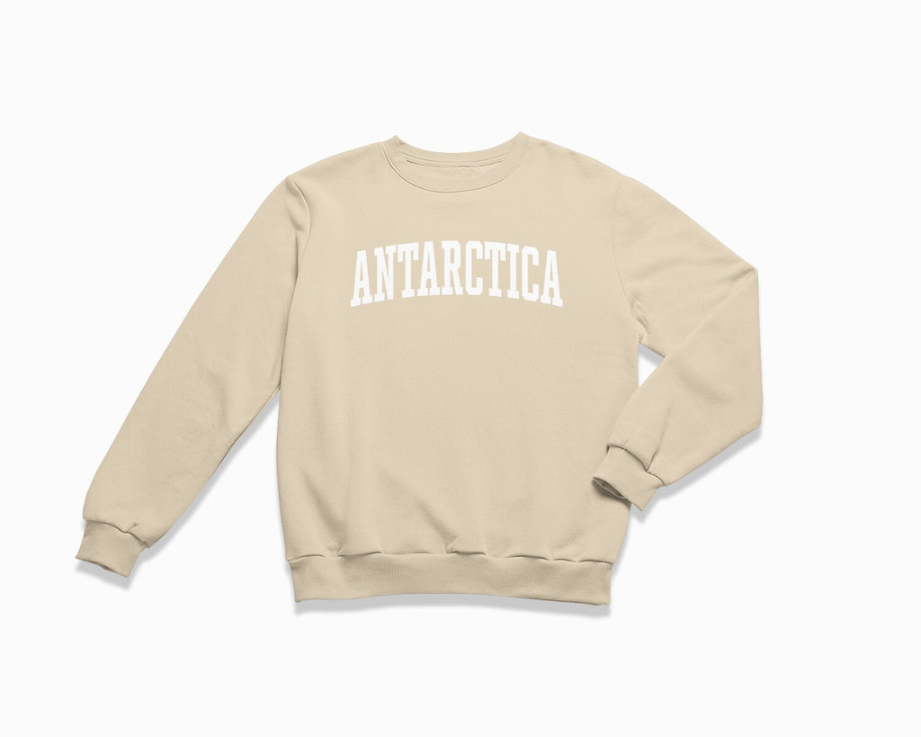 Antarctica Crewneck Sweatshirt - Sand