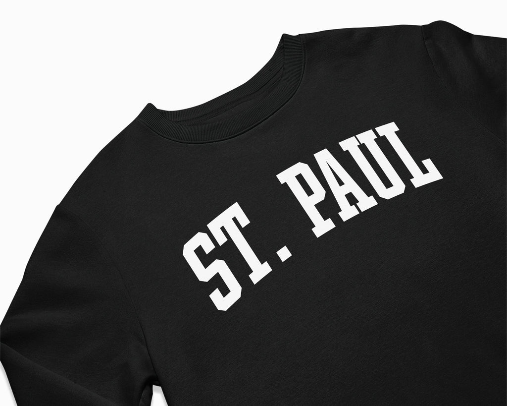 St. Paul Crewneck Sweatshirt - Black