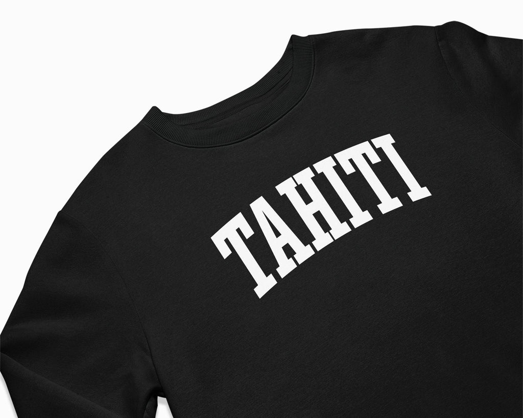 Tahiti Crewneck Sweatshirt - Black