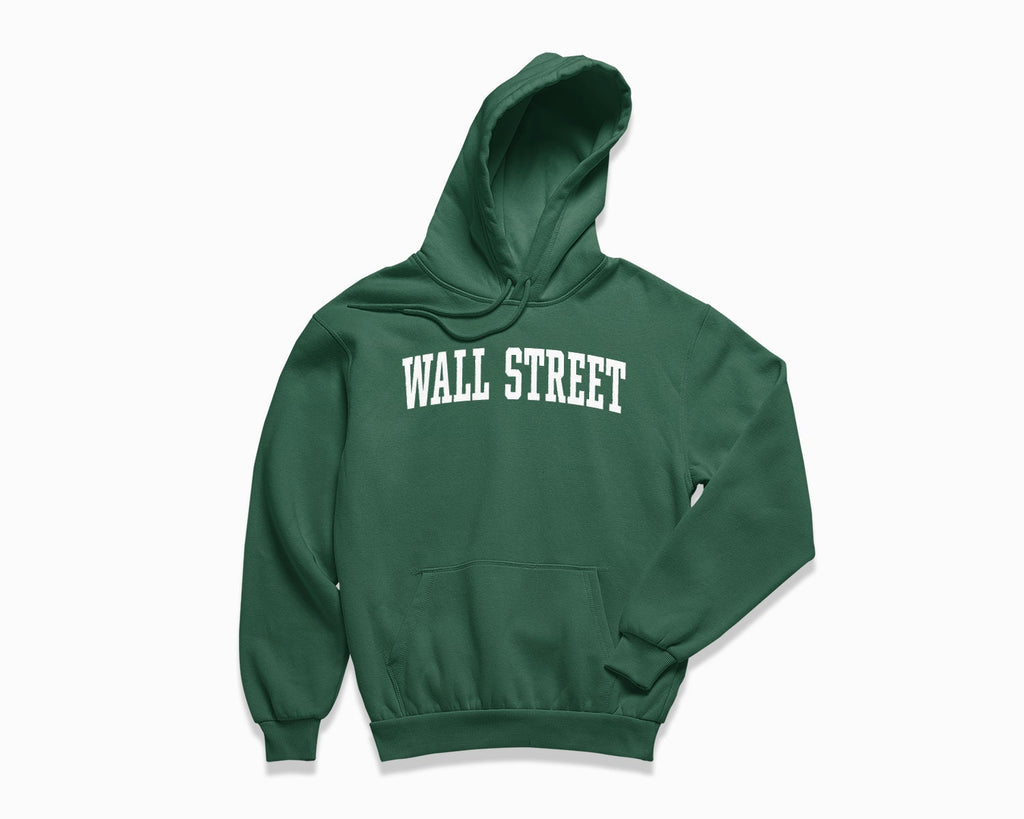 Wall Street Hoodie - Forest Green