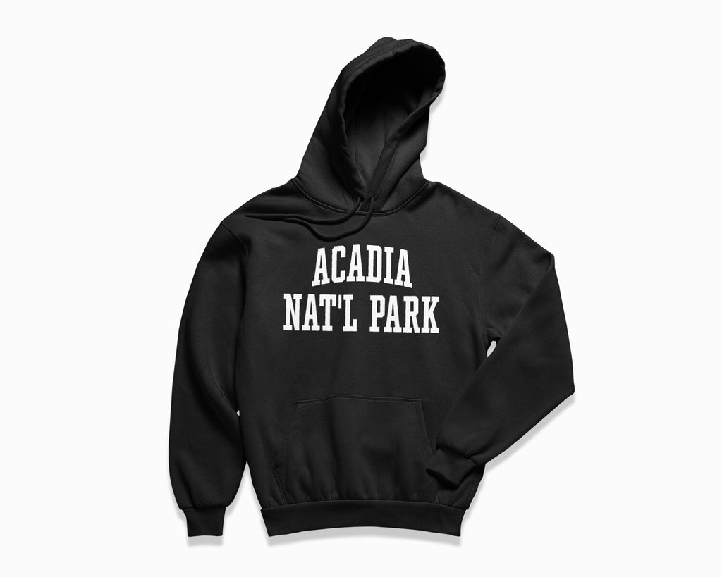 Acadia National Park Hoodie - Black