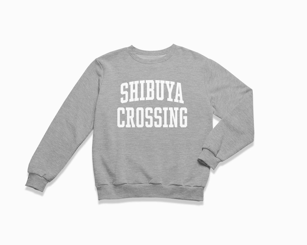 Shibuya Crossing Crewneck Sweatshirt - Sport Grey