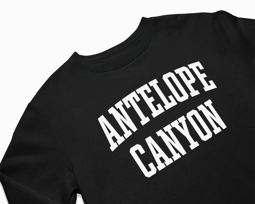 Antelope Canyon Crewneck Sweatshirt - Black