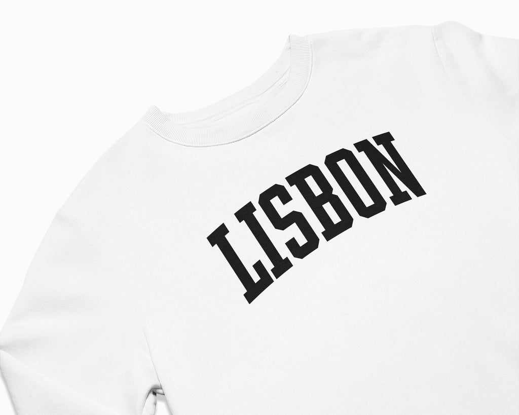 Lisbon Crewneck Sweatshirt - White/Black