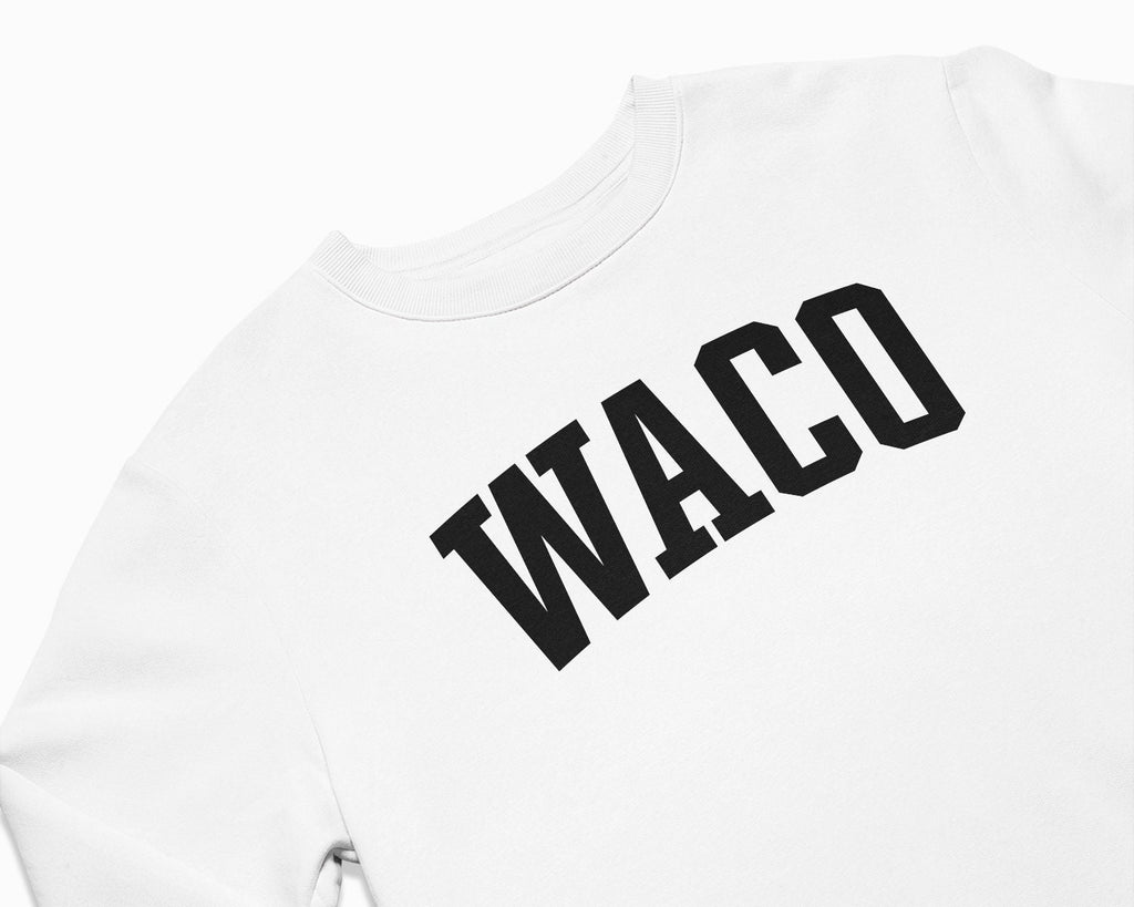 Waco Crewneck Sweatshirt - White/Black