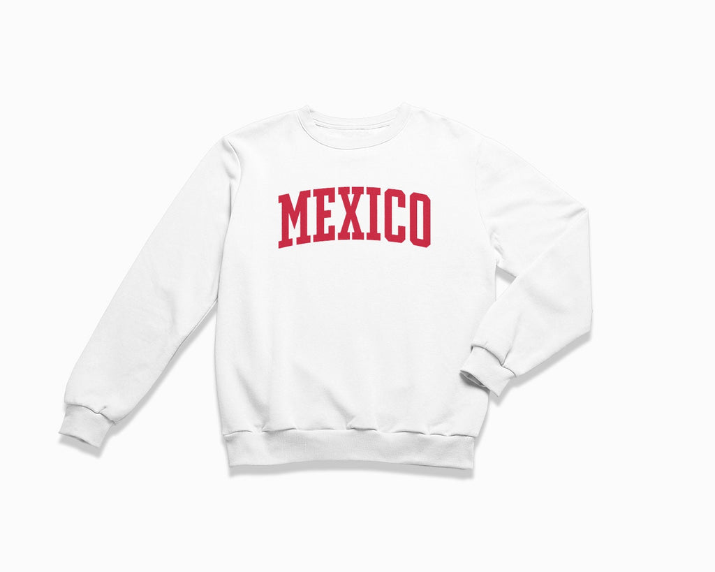 Mexico Crewneck Sweatshirt - White/Red