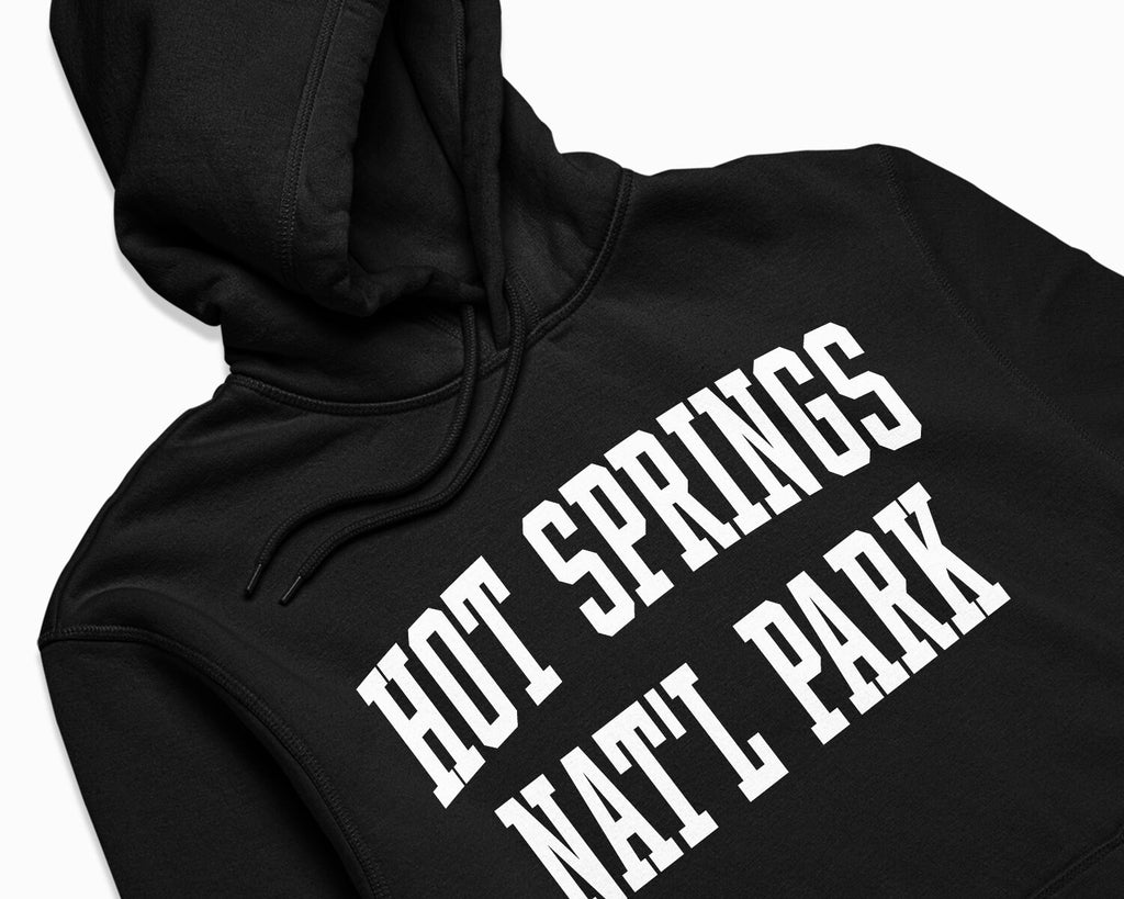 Hot Springs National Park Hoodie - Black