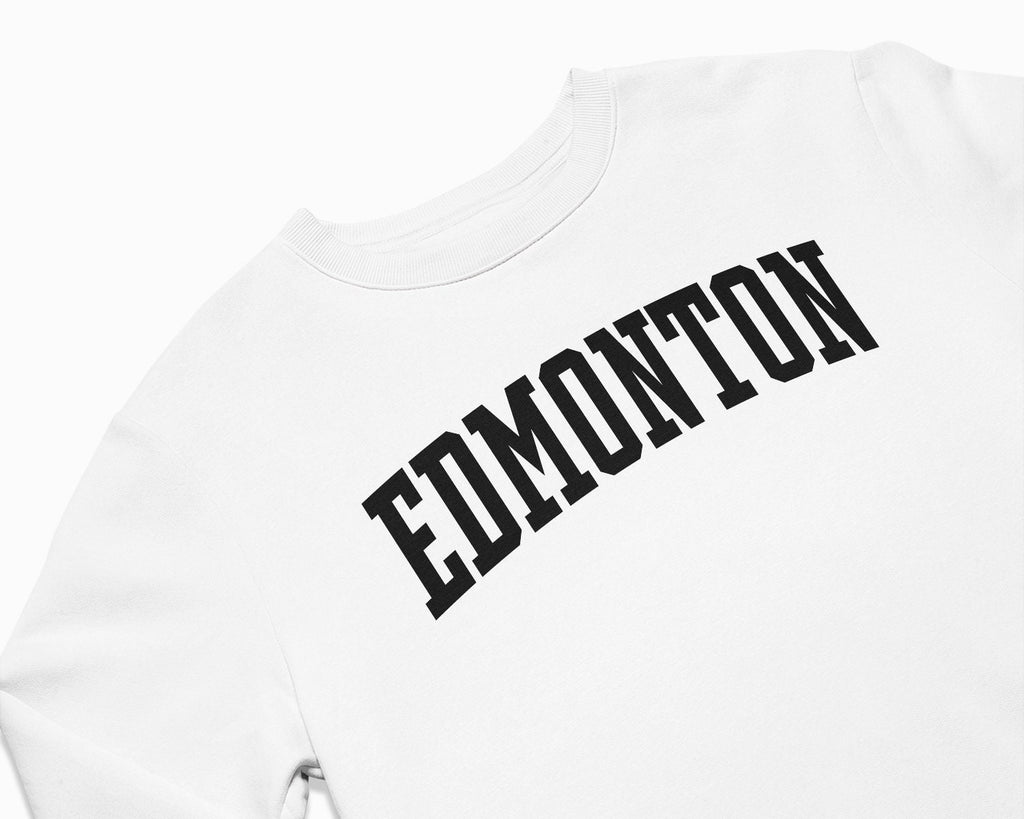 Edmonton Crewneck Sweatshirt - White/Black