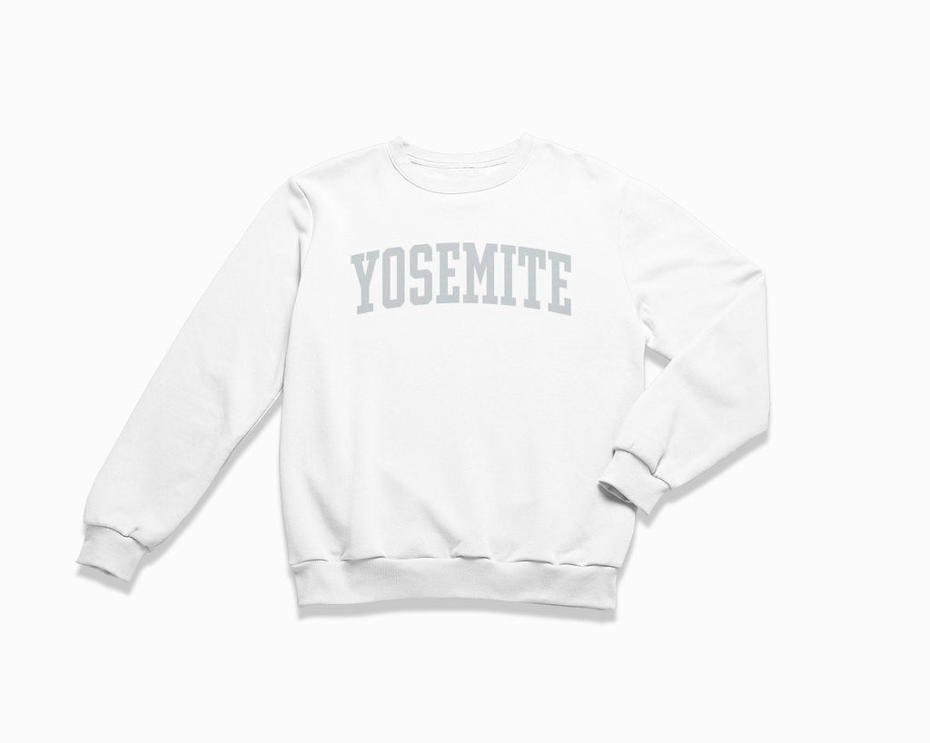 Yosemite Crewneck Sweatshirt - White/Grey