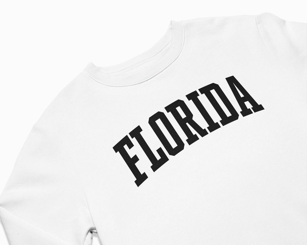 Florida Crewneck Sweatshirt - White/Black
