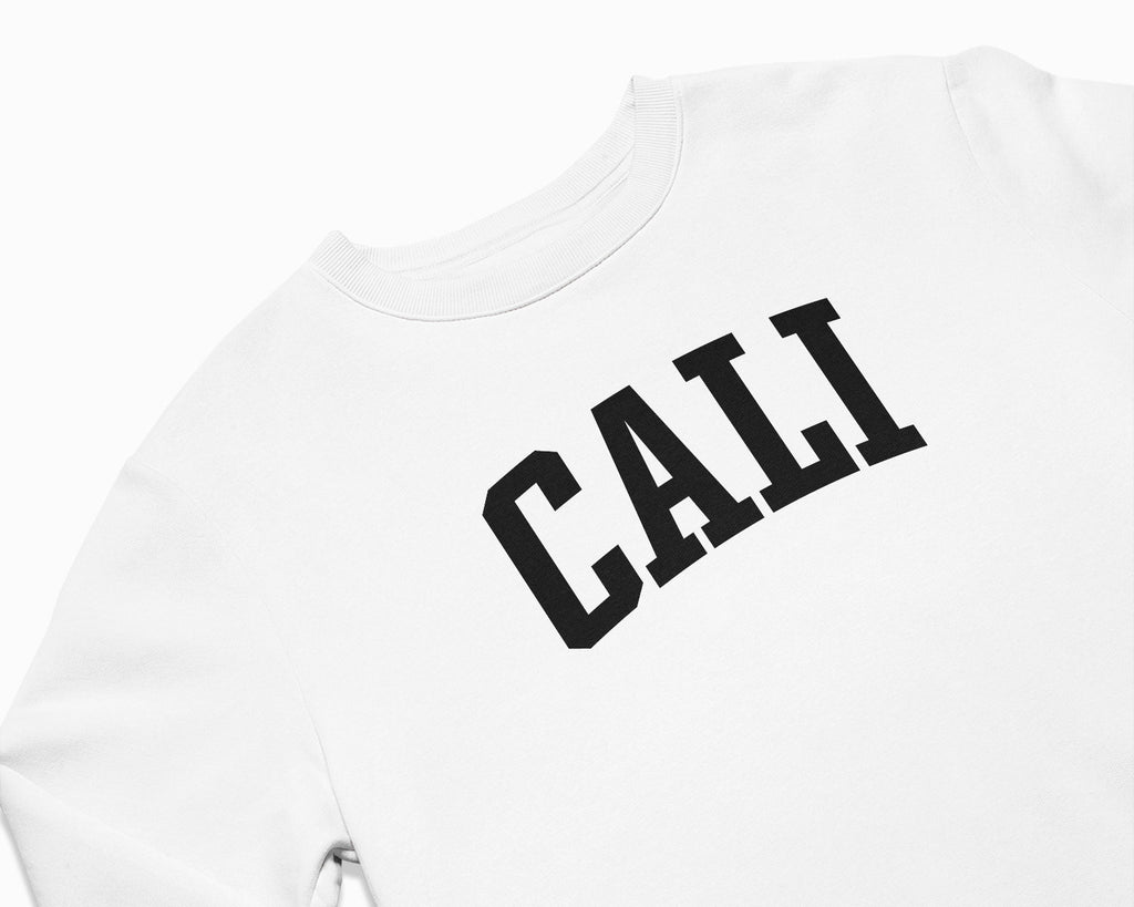 Cali Crewneck Sweatshirt - White/Black