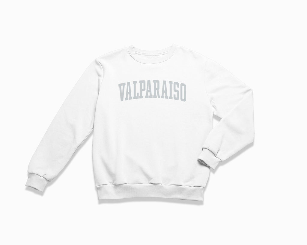 Valparaiso Crewneck Sweatshirt - White/Grey