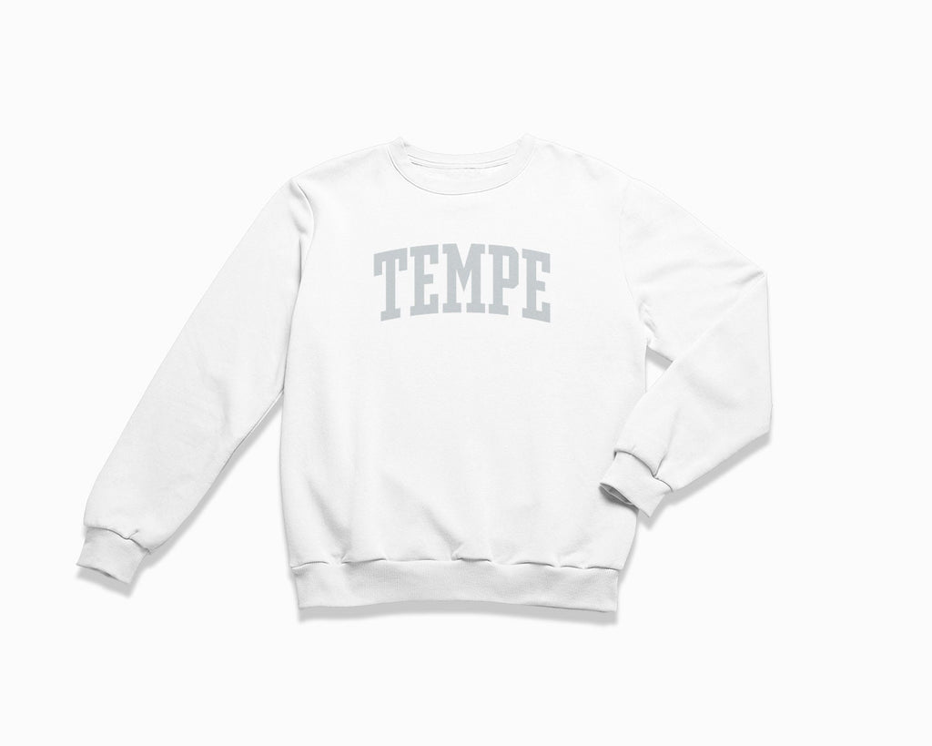 Tempe Crewneck Sweatshirt - White/Grey