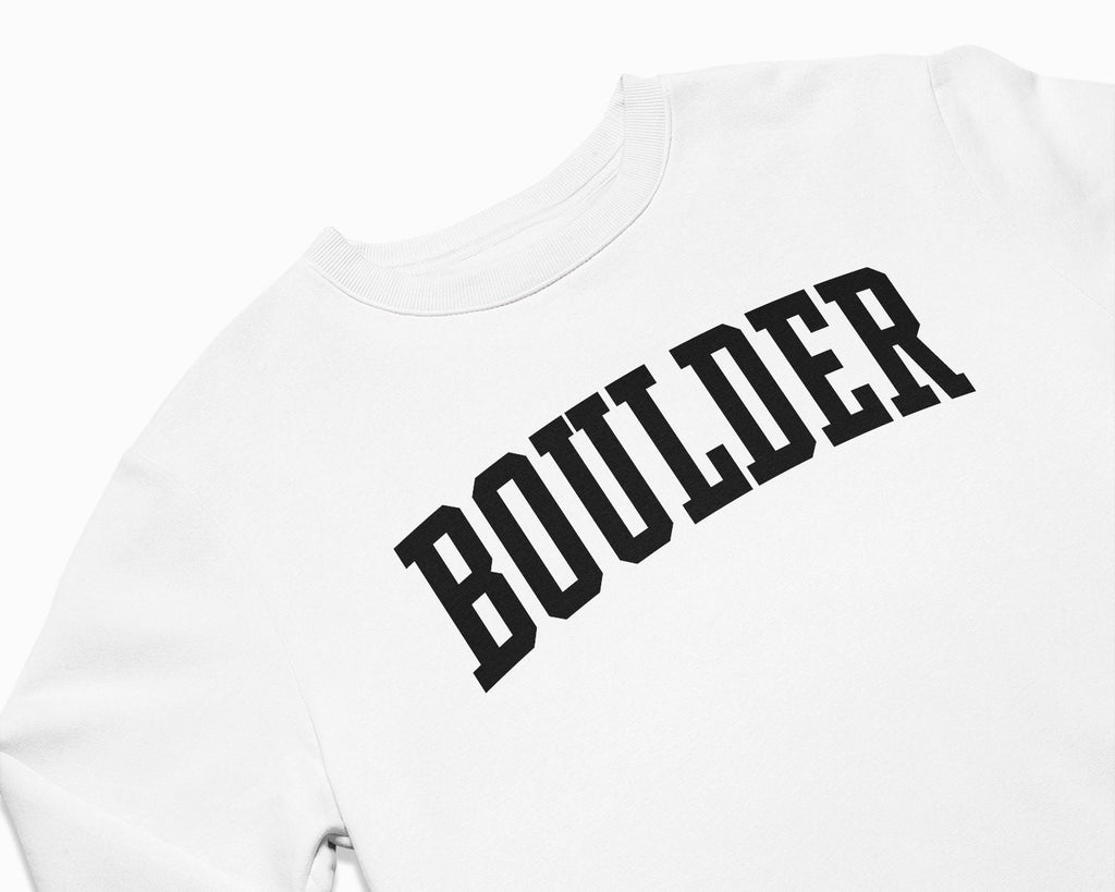 Boulder Crewneck Sweatshirt - White/Black