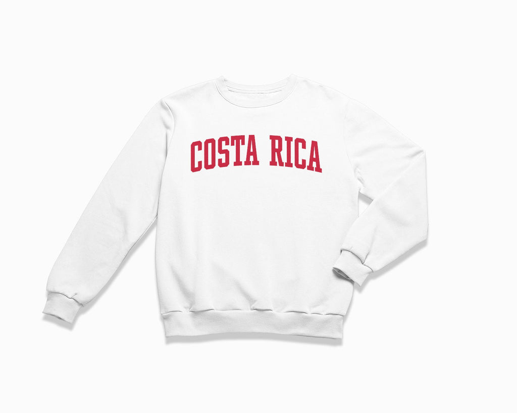 Costa Rica Crewneck Sweatshirt - White/Red