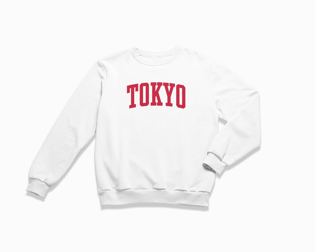 Tokyo Crewneck Sweatshirt - White/Red