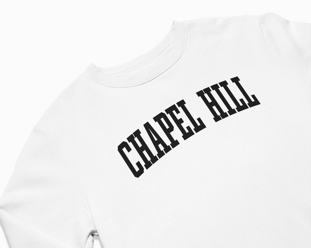 Chapel Hill Crewneck Sweatshirt - White/Black