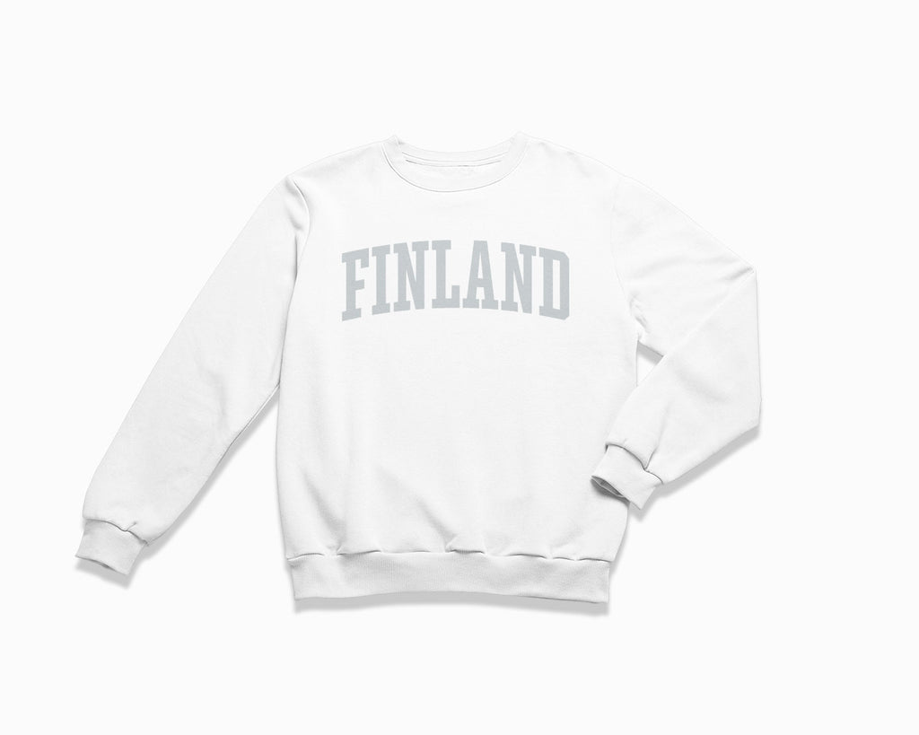 Finland Crewneck Sweatshirt - White/Grey