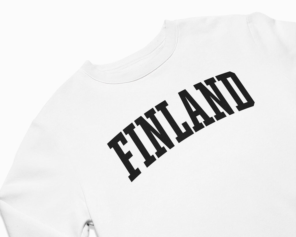 Finland Crewneck Sweatshirt - White/Black