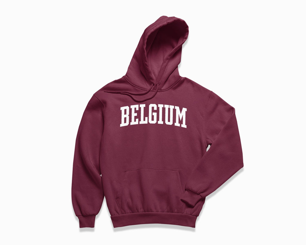 Belgium Hoodie - Maroon