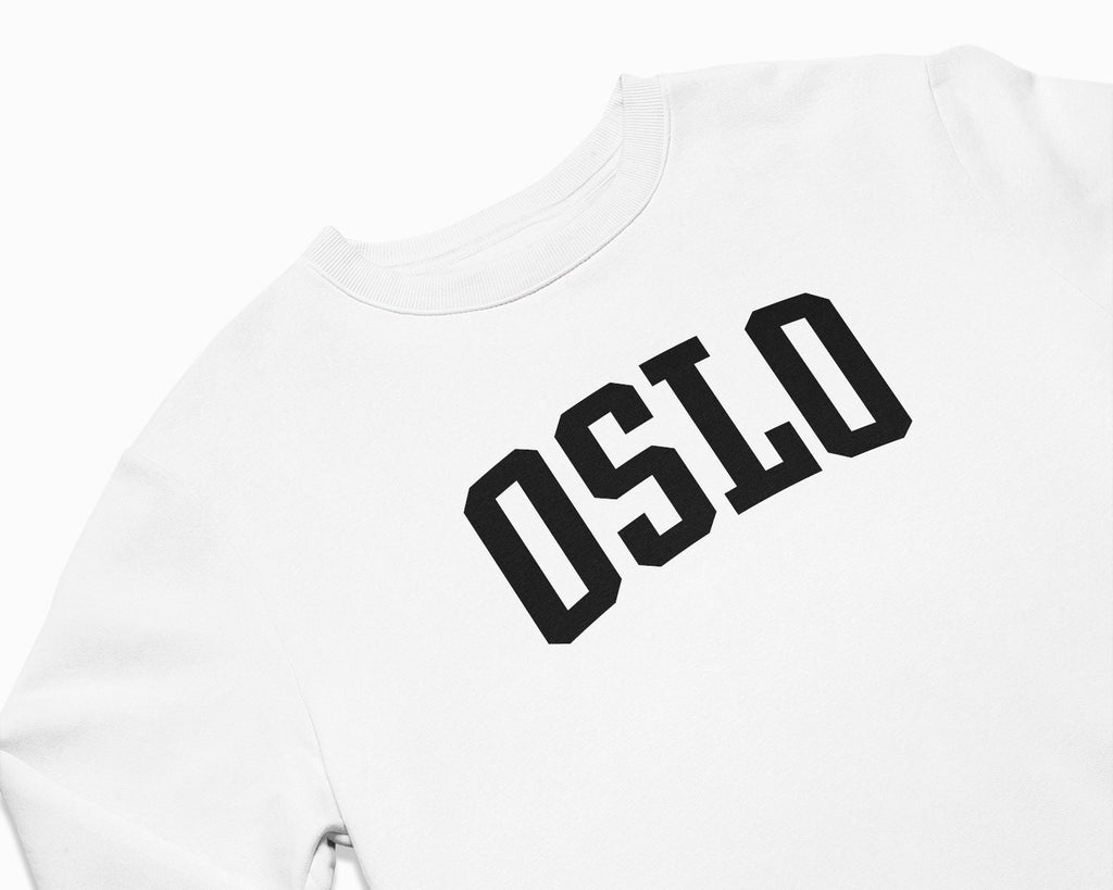 Oslo Crewneck Sweatshirt - White/Black