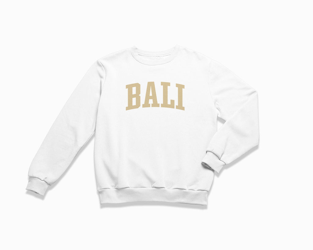 Bali Crewneck Sweatshirt - White/Tan