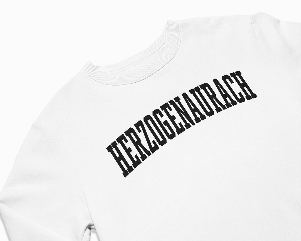 Herzogenaurach Crewneck Sweatshirt - White/Black