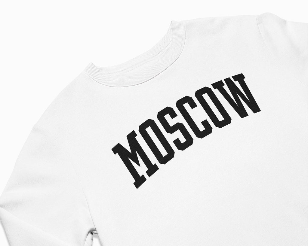 Moscow Crewneck Sweatshirt - White/Black